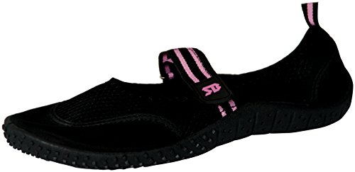 Starbay Women's Mary Janes Athletic Mesh Aqua Flats Water Shoes Black 10