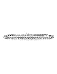 7" Diamond Tennis Bracelet In 18K White Gold
