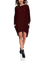 La Bella Donna Vestido Punto Camille (Burdeos)