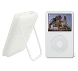 Gelz Silicone Case for iPod Classic and 5G (w/Kickstand) in White