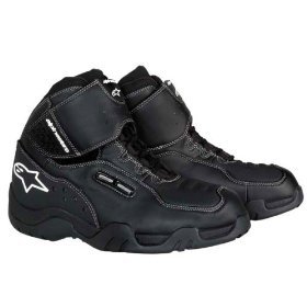 ALPINESTARS O-ONE-O RIDING SHOE BLACK - SIZE 7.5 - NEW
