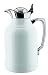 Kaiser Alfi 30691221065 Opal 0.65-Liter White Lacquered 5-Cup Brass Carafe with Chrom...