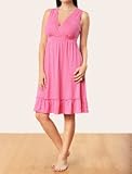 Motherhood Maternity: Sleeveless V-neck Faux Wrap Nursing Nightgown