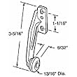 Prime Line Prod. 22797 Rear Drawer Roller Bracket