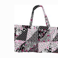 Marie Osmond Tin Quilt Handbag Fuchsia Fabric Charm Kit