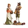 Pilgrim Figures Man & Woman Large 9" Tall Set of 2