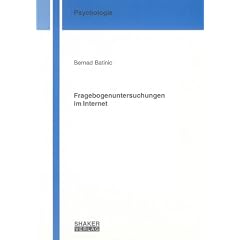Fragebogenuntersuchungen im Internet