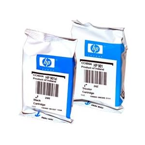 HP 901XL Black Cartridges and HP 901 Color Inkjet Cartridges