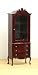 Dollhouse Miniature Hand Carved Mahogany Cabinet with Drawers