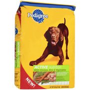 Pedigree Active Nutrition Dog Food with Chicken, Rice & Vegetables, 15 lbs(Pack of 3)