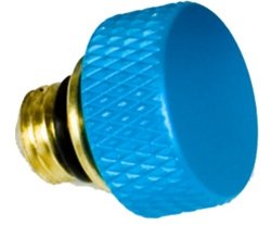 Advanced Rotator Colored Detent Plunger Knob - Light Blue