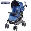 Peg Perego P3 Light Weight One Hand Fold Stroller in Mod Blue