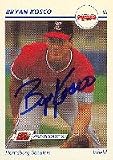 Bryan Kosci, Harrisburg Senators - Expos Affiliate, 1991 Line Drive Pre-Rookie Autographed Card