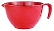 Zak Designs Red 3-Quart Batter Bowl with Handle