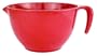 Zak Designs Red 3-Quart Batter Bowl with Handle