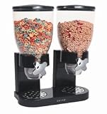 Black Zevro Indispensable Double Cereal Food Dispenser