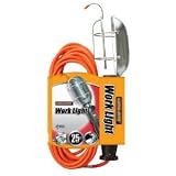 Buy 25' 18 3 Sjt Orange Trouble Light W  Meatl Gu by Coleman