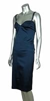 Lbd Laundry By Design Beaded Cocktail Dress Navy 10 at Discount