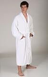 Review Mystic Clothing  / New Terry Cloth Cotton Bath Robe Men's Bathrobe White L XL, Exclusive Sleepwear by Mystic Clothing