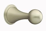 KOHLER K-364-BN Finial Traditional Robe Hook, Vibrant Brushed Nickel