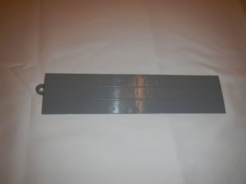 Raceway Tile 25003 Raceway Flooring Ramp Edge Female - Grey, 10 pack