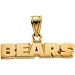 14K Yellow Gold Chicago Bears Pendant