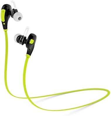 AGS ™ QY7 Mini Lightweight Wireless Stereo Sports Running Gym Bluetooth Earbuds Headphones Headsets for Iphone 6 5s 5c 4s 4, Ipad 2 3 4, Ipod, Android, Samsung Galaxy, Smart Phones (Black&amp;Green)