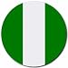 Nigeria Flag Round Mouse Pad