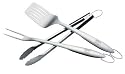Weber Style 6445 Professional-Grade Stainless-Steel 3-Piece Barbeque Tool Set