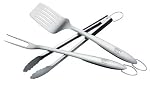 Weber Style 6445 Professional-Grade Stainless-Steel 3-Piece Barbeque Tool Set 