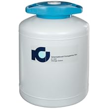 International Cryogenics LN2 Liquid Nitrogen Storage Dewar, 35 L