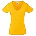 Fruit Of The Loom Ladies Lady-Fit Valueweight V-Neck Short Sleeve T-Shirt
