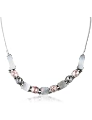 Kenneth Cole New York "Shell Brilliance" Geometric Shell and Crystal Necklace, 21"