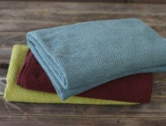 Organic Cotton Hand Towel (Dusty Aqua)