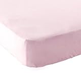 Luvable Friends Fitted Cradle Sheet, Pink