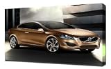 Volvo S60 Concept - Canvas Art - Framed Size 40"x60" - Ready To Hang