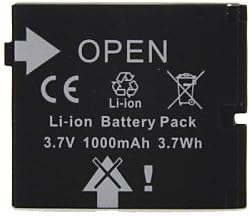 1000mAh 3.7V D30 Camera Battery for AEE SD19/SD20/SD21/SD21/SD23 , black