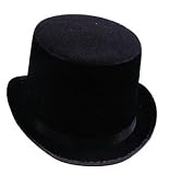 Top Hat BLACK, FELT, Large