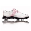 Adidas Torsion Euro II Ladies Golf Shoes - White/ Pink/ Silver