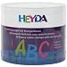 HEYDA Motivstempel-Set "Alphabet", Klarsicht-Runddose VE=1
