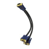 Buy Cables To Go - 29610 - Ultima HD15M to Dual HD15F SXGA Monitor Y-Cable (Dark Grey) by Cables To Go
