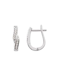 Diamond Earrings in 14K White Gold