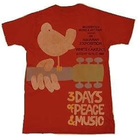 Woodstock red t-shirt '69 vintage Poster