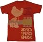 Woodstock red t-shirt '69 Poster [Apparel]