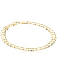10k Yellow Gold Cuban Bracelet, 8"