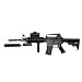 Sporting Goods : Well M16 RIS Electric Airsoft Machine Gun AEG