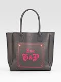 Juicy Couture Rubber Glitter Tote YHRU2226 (Black Multi Glitter)