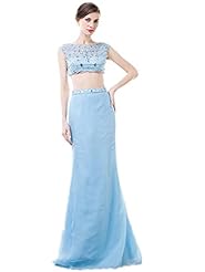 Lace Sleeveless Chiffon/Tulle Evening Dress/Prom Dress/Party Dress 