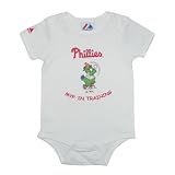 Majestic Philadelphia Phillies MLB Baby / Infant One-Piece Bodysuit / Romper / Onesie (Size: 24)