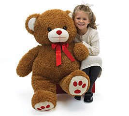 31MdUqCZe4L Large And Cuddly 36 Brown Teddy Bear Great Christmas/Holiday Gift Item